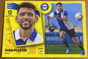PANINI IVAN MARTIN N° 12B ALAVES EST LEAGUE 2021/2022 21/22