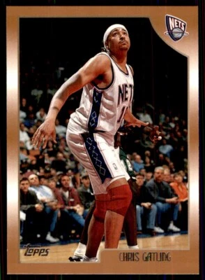 1998-99 Topps Chris Gatling New Jersey Nets #138 Foto 1 de 2