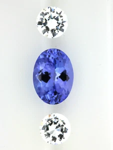 0.86ct!! NATURAL TANZANITE EXPERTLY FACETED IN GERMANY +CERTIFICATE AVAILABLE - Picture 1 of 1