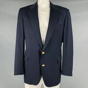 SACO Deportivo De Lana Azul Marino RALPH LAUREN Talla 46 Con Solapa De Muesca - Imagen 1 de 9