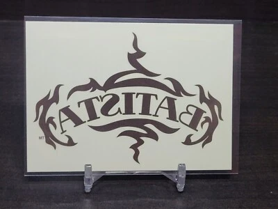 2007 Topps WWE Action Tattoos Batista #1 - Image 1 of 2