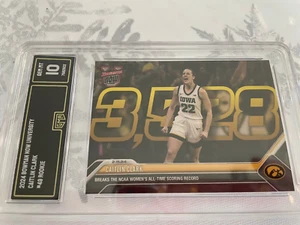 CAITLIN CLARK IOWA 2023 BOWMAN AHORA NOVATO UNIVERSITARIO RC # 49 CALIFICADO 10 L@@K - Imagen 1 de 2