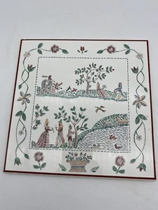 American Sampler de Villeroy & Boch Trivet 7 7/8", ligeramente usado - Imagen 1 de 6