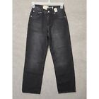 Levi's Silvertab Stay Loose Jeans Youth Boys 16 28x30 Black 100% Cotton NEW