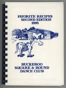 Roseburg OREGON COOKBOOK Buckeroo Square & Round DANCE Club Dancing - Picture 1 of 10