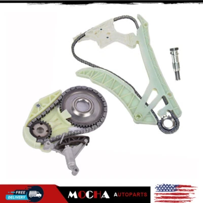 Kit de corrente de bomba de óleo corrente de distribuição compatível com BMW X1 X3 X4 X5 Z4 328 428 528 N20 N26 2,0L - Imagem 1 de 4