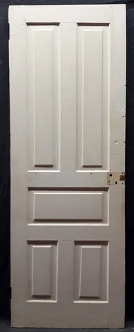 27.5"x79.5" Antique Vintage Old Victorian Interior SOLID Wood Wooden Door Panels Cover