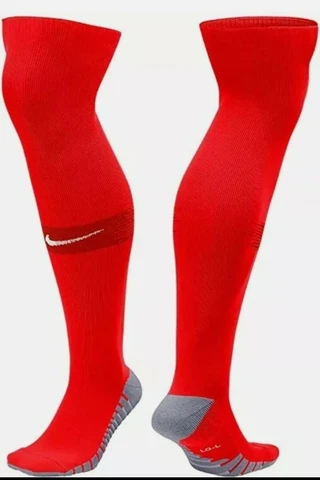 NIKE Matchfit Socks KNEE HIGH Dri Fit SOCCER Men Red Womn CALCETINES FUTBOL Sz L Cover