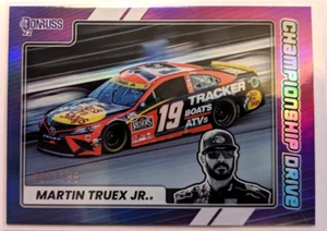 2022 DONRUSS RACING CHAMPIONSHIP DRIVE MARTIN TRUEX JR. 025/199 - Picture 1 of 2