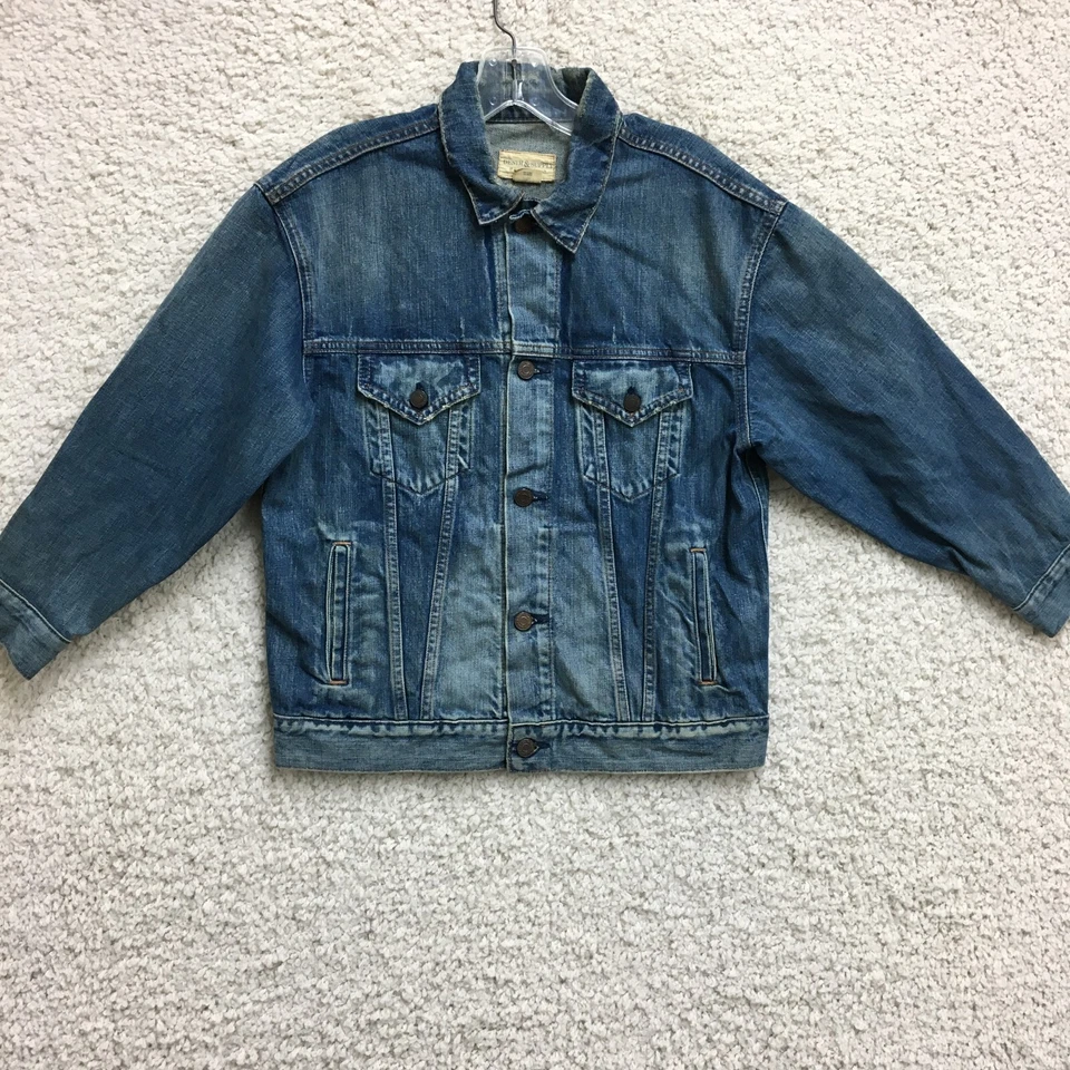 Denim & Supply Ralph Lauren Jacket Medium Boys Blue Denim Trucker Casual Jeans - Image 1 of 4