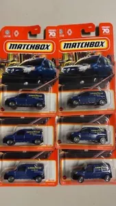 Lote de 6 Matchbox Renault Kangoo Blue 2023 Mainline 83/100 - Imagen 1 de 2
