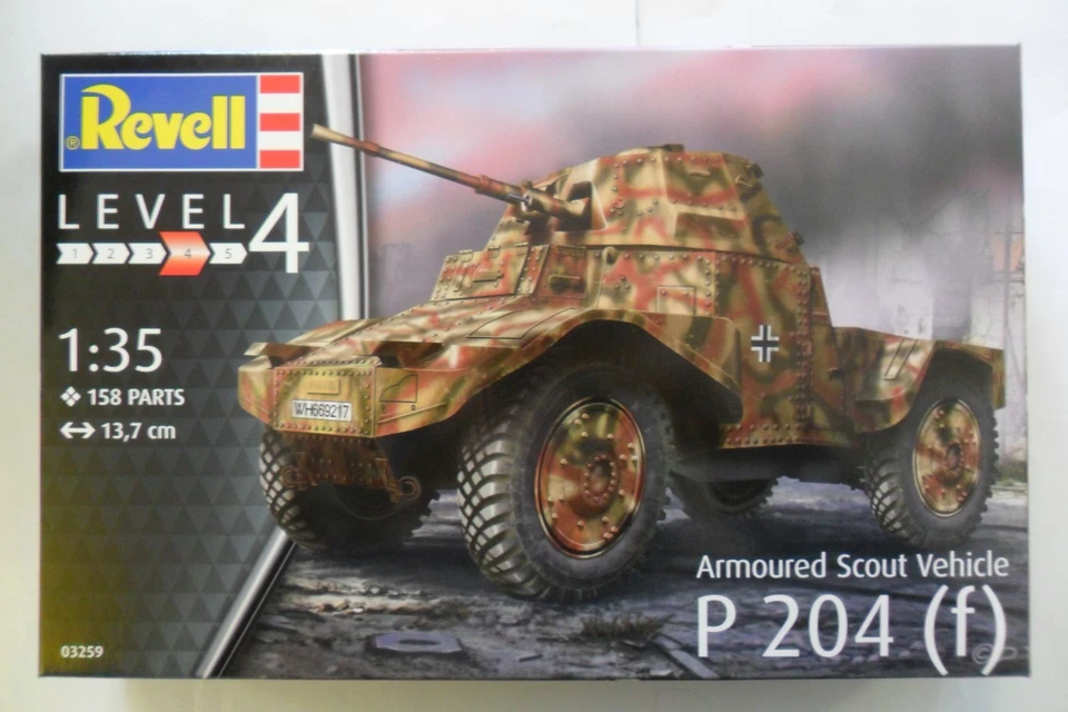 REVELL 1:35 KIT CARRO ARMATO VEICOLO CORAZZATO P 204 (F)  ART 03259 - Immagine 1 di 1