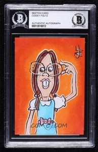 Carta schizzo arte originale Recess Gretchen Grundler Disney ABC bambini 1/1 BAS - Foto 1 di 2