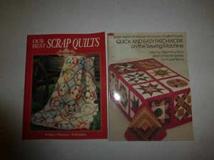 2 Lot OUR BEST SCRAP QUILTS & Quick and Easy Patchwork on Sewing Machine,PBs 241 - Imagen 1 de 7
