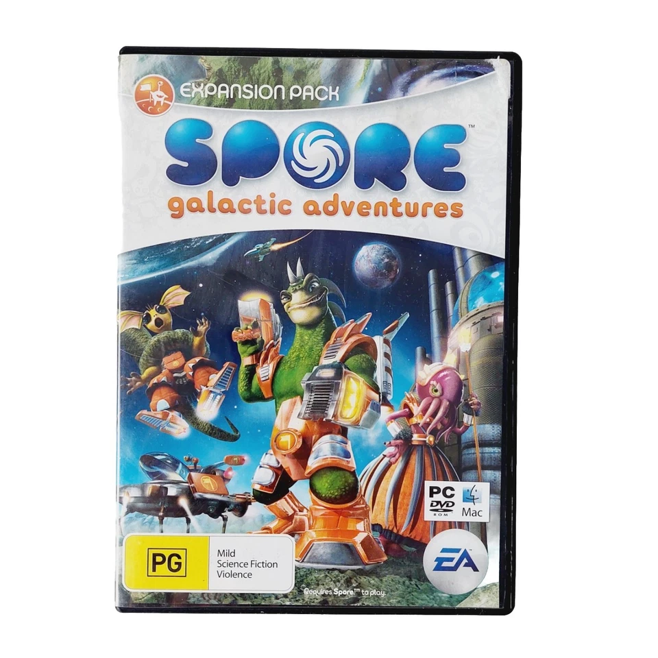Spore: Galactic Adventures Expansion Pack for PC / Mac + Manual 2009 EXC - Image 1 of 4