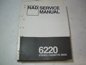 MANUAL DE SERVICIO NAD 6220 original - Imagen 1 de 1