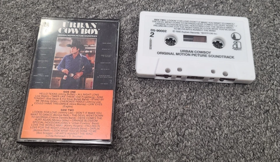 URBAN COWBOY 1980 Original Soundtrack Cassette Tape Seger, Eagles, Buffett - Image 1 of 1