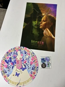 Wicked For Good Listening Party Swag Vinyl Slip Mat & Poster & Pin Set - Picture 1 of 7