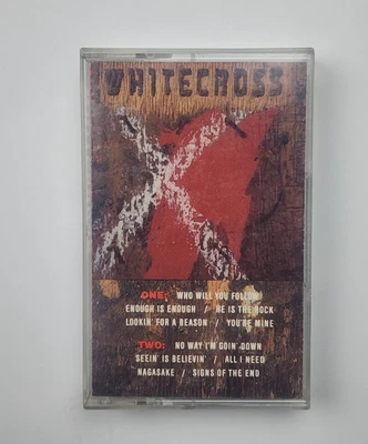 VTG WHITECROSS Self Titled Debut 1987 Cassette Tape Pure metal christian music - Image 1 of 4