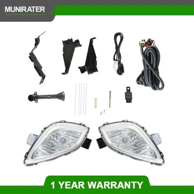 Faro antiniebla parachoques delantero apto para Hyundai Elantra 2011-2013 conductor y pasajero Foto 1 de 4