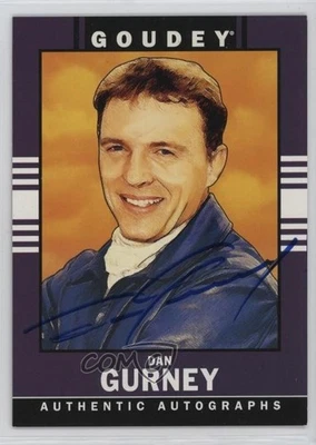 2014 Upper Deck Goodwin Champions Goudey Auto Dan Gurney #39 Auto HOF - Image 1 of 2