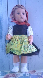 Muñeca de vinilo 11" Goebel Hummel Girl "Merry Wanderer" 1956 coleccionable rara - Imagen 1 de 7