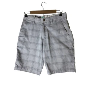 VOLCOM grau kariert Freizeit Skater Aktiv Outdoor Board Sport Shorts GR. 30 - Bild 1 von 8