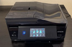 Epson XP-830 Small-In-One Inkjet Printer- Barely Used W/New Box Of Ink - Picture 1 of 9
