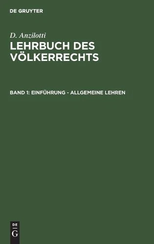 D Anzilotti Einführung - Allgemeine Lehren (Hardback) (US IMPORT) - Image 1 of 1