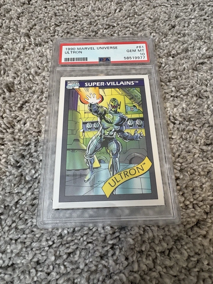 1990 Marvel Universe Ultron #61 PSA 10 GEM MINT - Image 1 of 1