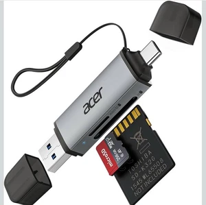 acer SD Card Reader USB C, Dual Slots USB 3.0 Type C to Micro SD Card Adapter... - Picture 1 of 7