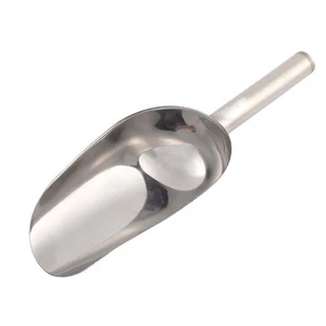 Kitchen Buffet Stainless Steel Flour Sugar Soybean Spice Ice Shovel Scoop - Picture 1 of 5