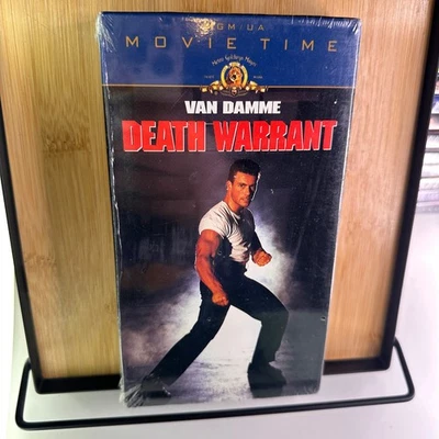 Death Warrant (VHS, 1996, Movie Time) Jean Claude Van Damme Watermark NEW - Image 1 of 4