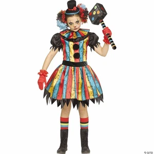 Chld Carny Clown Med 8-10 - Picture 1 of 1