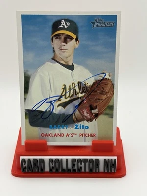 2006 Topps Heritage Autograph Barry Zito Auto JSA Authentic - Image 1 of 4