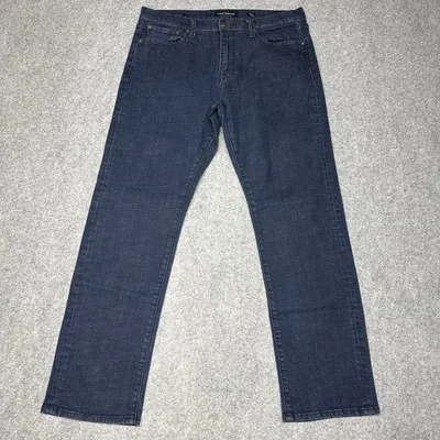 Lucky Brand Jeans 410 Athletic Slim Men's Size 34x32 Blue Denim Pockets Zip Fly - Image 1 of 4