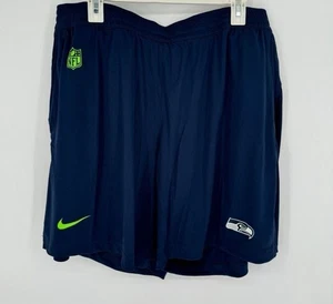 Nike NFL Seattle Seahawks On Field Dri-Fit Practice Shorts DZ6055-419 Men's XL - Picture 1 of 10