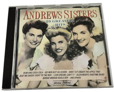 Andrews Sisters* – 20 Greatest Hits - CD - Zustand sehr gut - Bild 1 von 4