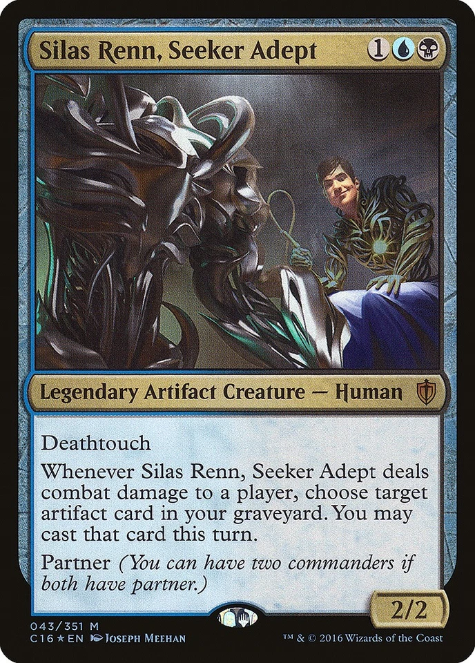 Silas Renn, Seeker Adept FOIL Commander 2016 NM Mythic Rare CARD ABUGames - Image 1 of 1