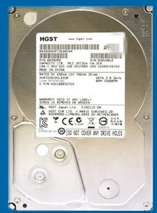 Hitachi 2D64X 02D64X 3.5' HARD Drive HDD HUA722010CLA330 7.2K 1Tb SATA - Picture 1 of 2
