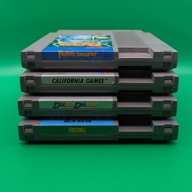 Lotto giochi NES Ninentedo - Fester's Quest, Double Dribble, Football, Cali Games