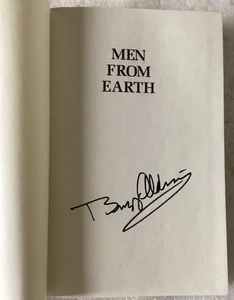 SIGNED BY BUZZ ALDRIN: MEN FROM EARTH/GOOD 1989 FIRST PRINTING HC/ NO DJ - Picture 1 of 7