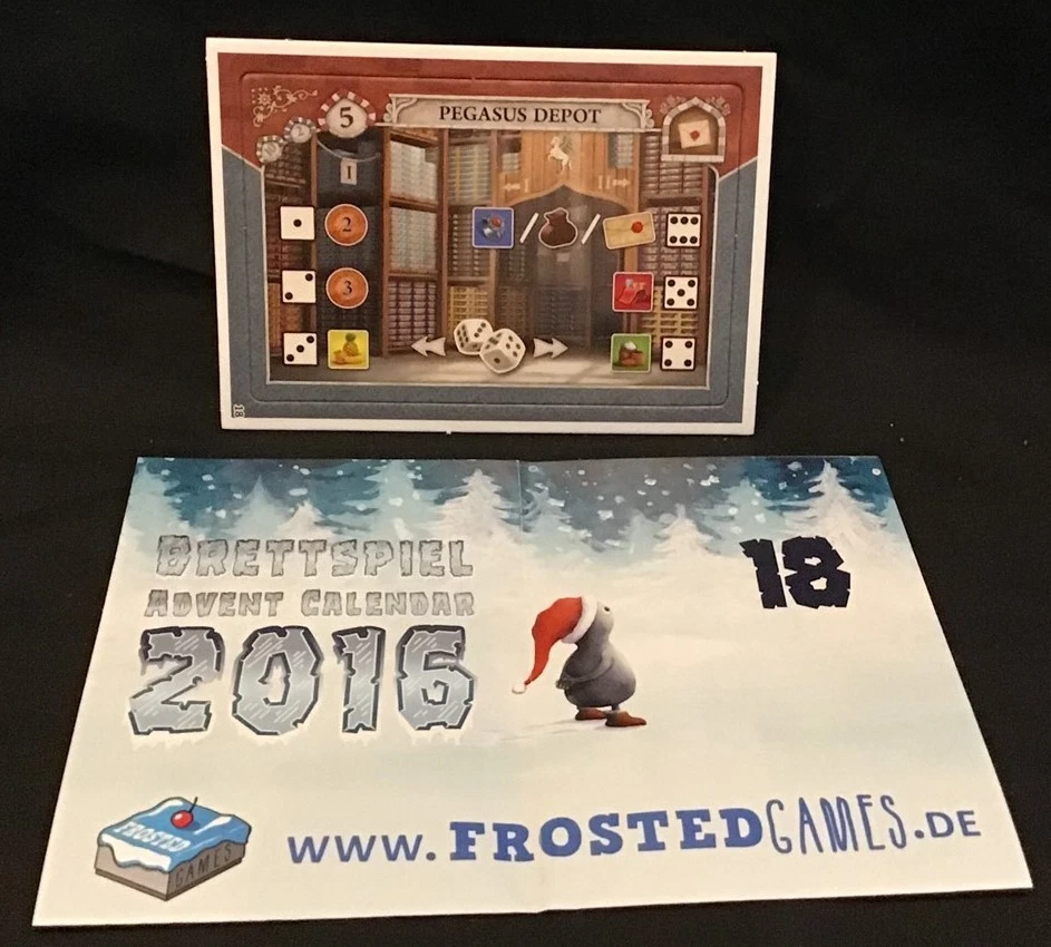 2016 Juego de mesa Advent Calendar Promo #18 ~ Istanbul Pegasus Depot ~ OEJ Foto 1 de 1