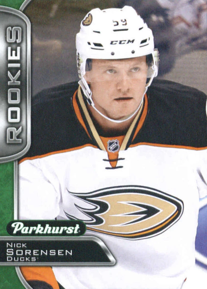 2016-17 Upper Deck Parkhurst #368 Nick Sorensen Anaheim Ducks RC - Image 1 of 1
