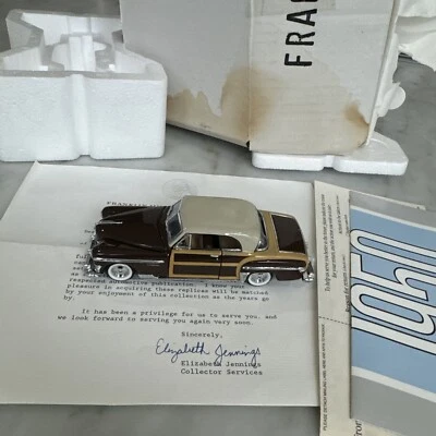 Chrysler Town & Country 1987 Franklin Mint 1950 escala 1:43 coche modelo diecast Foto 1 de 4