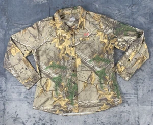Under Armour Realtree Xtra Womens XL Camo Button Up Shirt Lightweight Outdoor - Picture 1 of 10