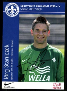 Jörg Staniczek autograph card Darmstadt 98 2007-08 original signed + A 76667 - Picture 1 of 1