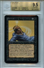 MTG Alpha Drain Life BGS 9.5 Gem Mint Magic Card Amricon 4760