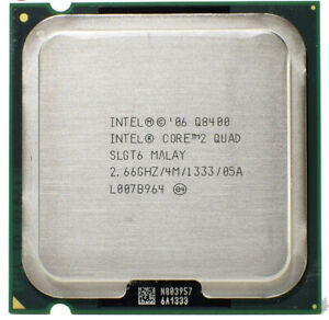 CPU Intel Core 2 Quad Q8400  2.66 GHz | 4M Cache | 1333 MHz Bus Processore