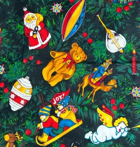 Alexander Henry Nicole de Leon WE NEED A LITTLE CHRISTMAS Cotton Fabric 40x50 - Picture 1 of 6